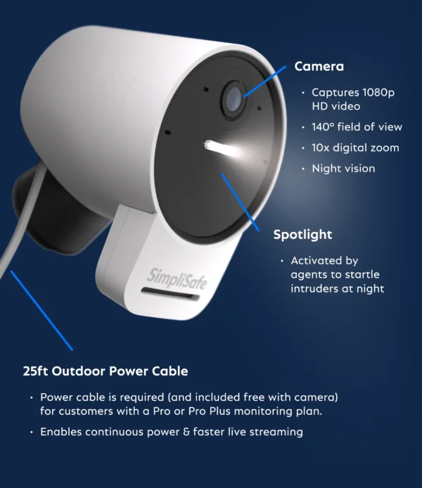 SimpliSafe Outdoor Security Camera Series 2